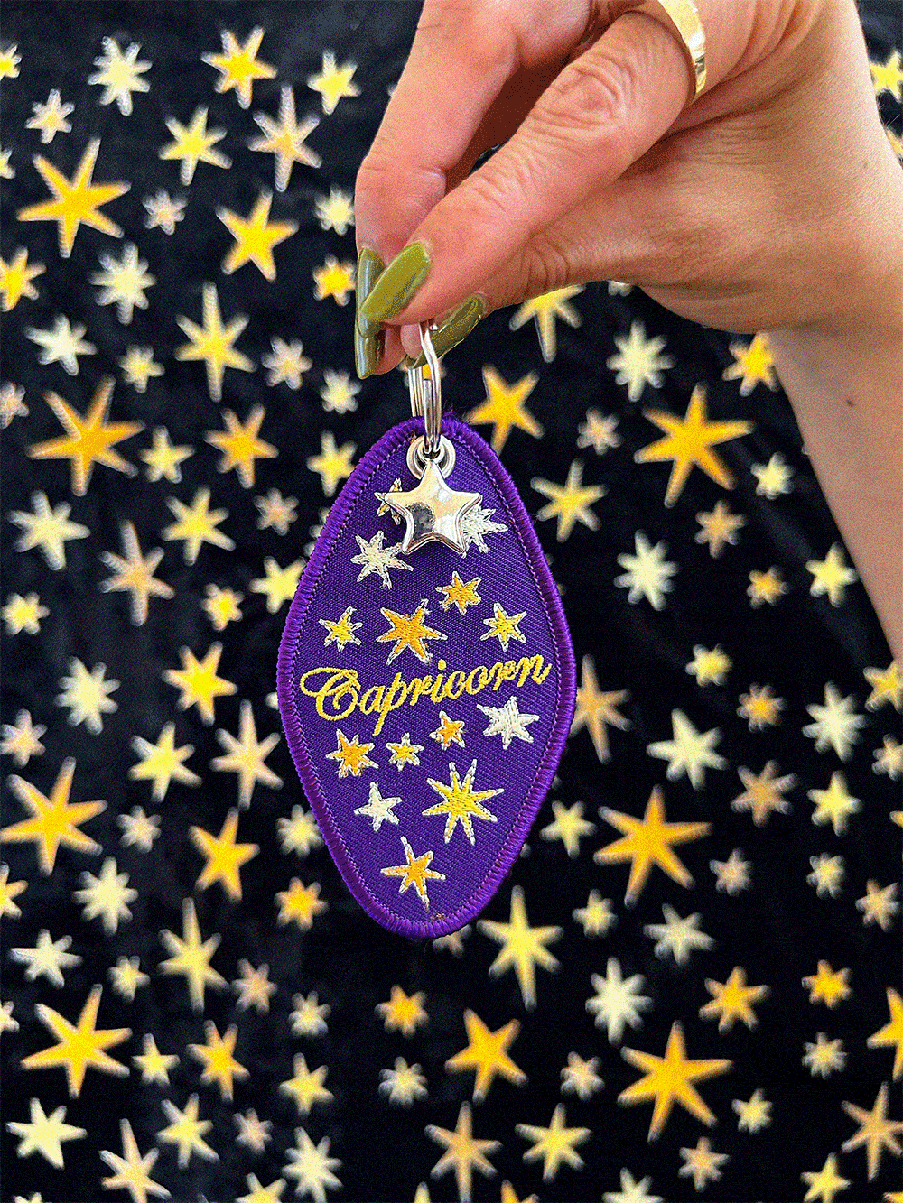 Capricorn Keychain