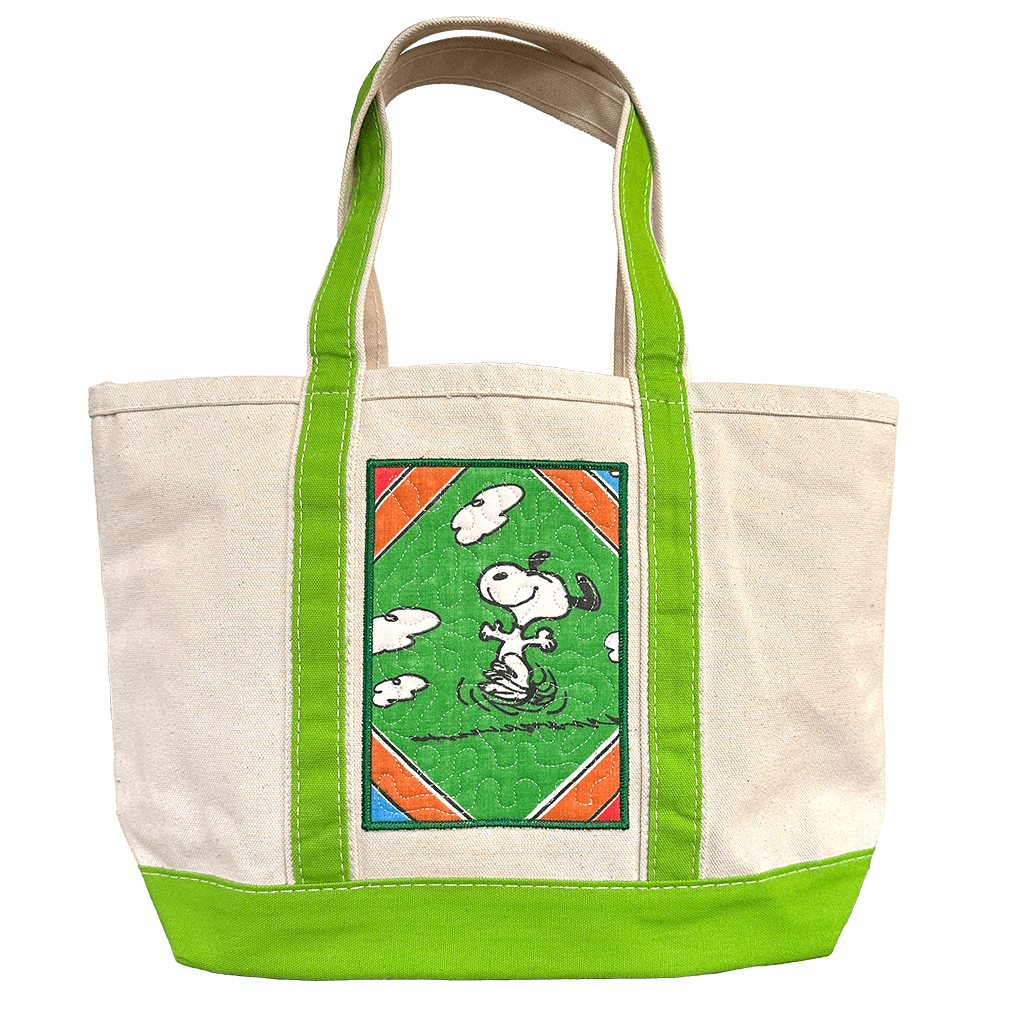 Snoopy BiG Tote Lime