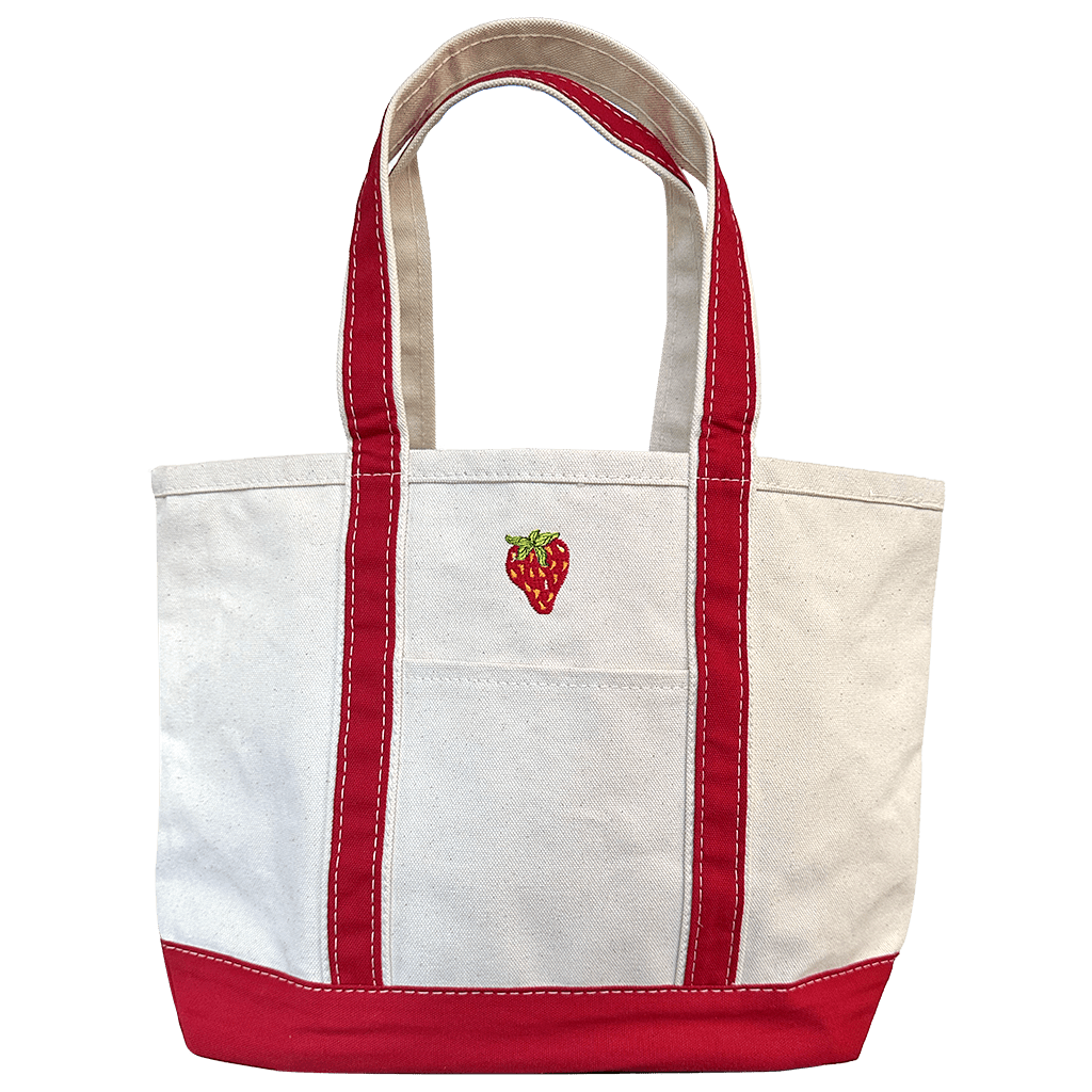 Strawberry red BiG Tote - PatchYaLater