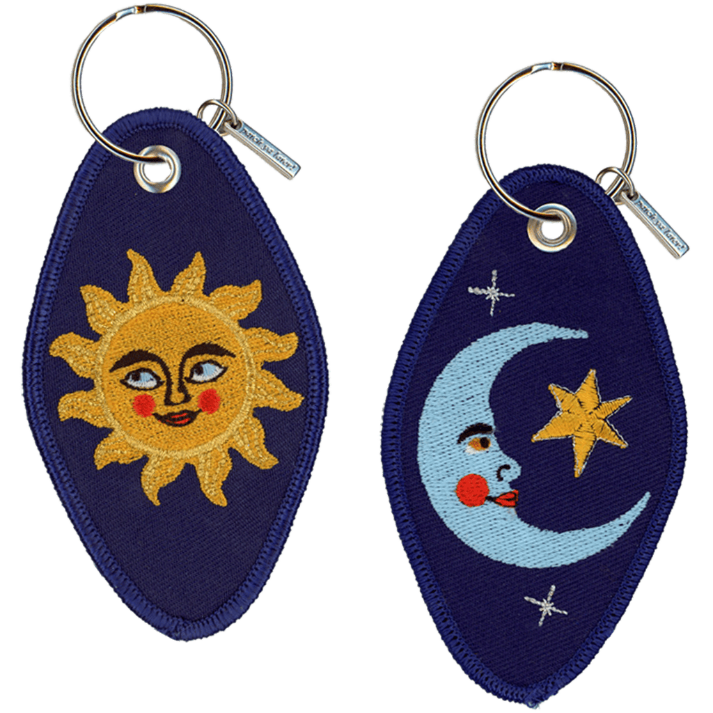 Sun and Moon Keychain – Patch Ya Later
