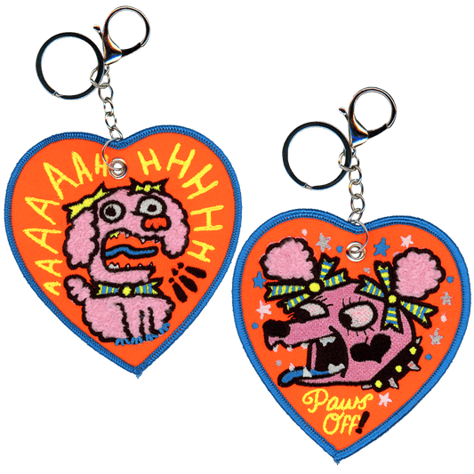 Paws Off Bag Charm!
