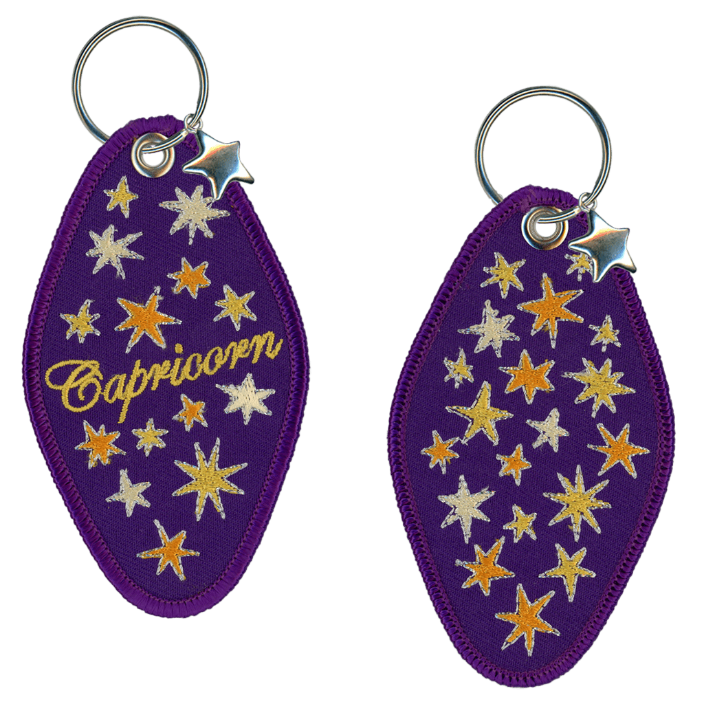 Capricorn Keychain