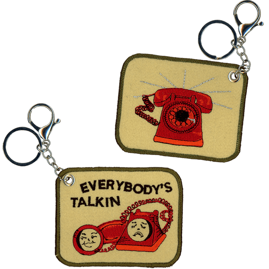Everybody's Talkin Bag Charm!
