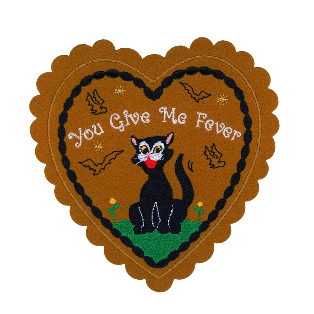You Give Me Fever Doily Card (patch + card)