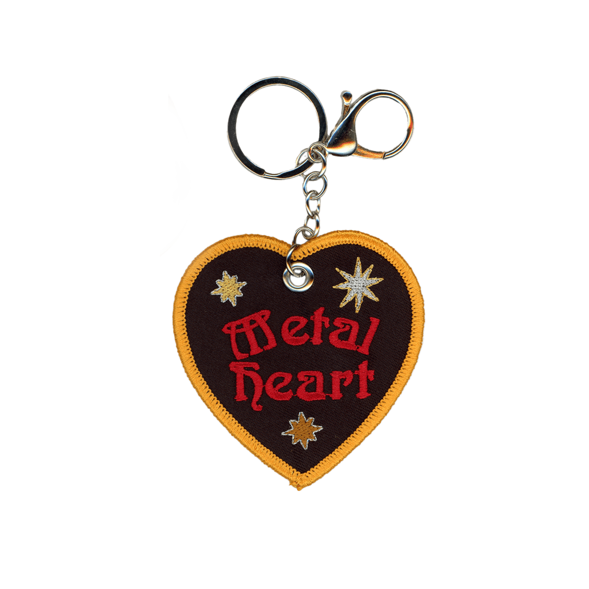 Metal Heart mini Bag Charm!