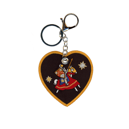 Metal Heart mini Bag Charm!