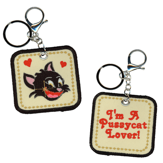 I'm a Pussycat Lover Bag Charm!