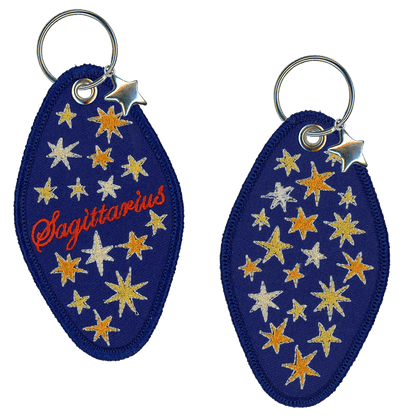 Sagittarius Keychain