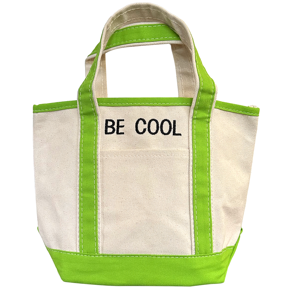 Green Snoopy Patched mini Tote