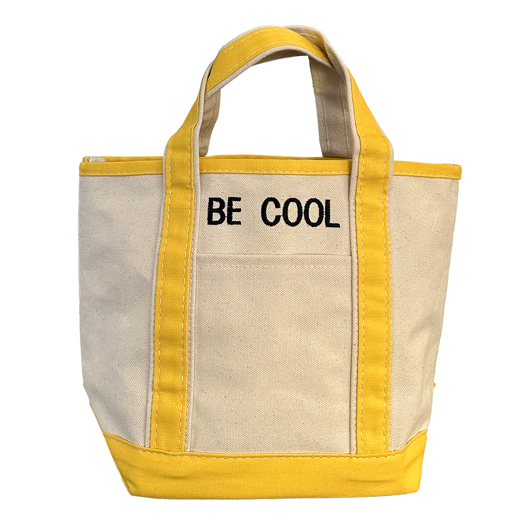 Yellow Snoopy Patched mini Tote