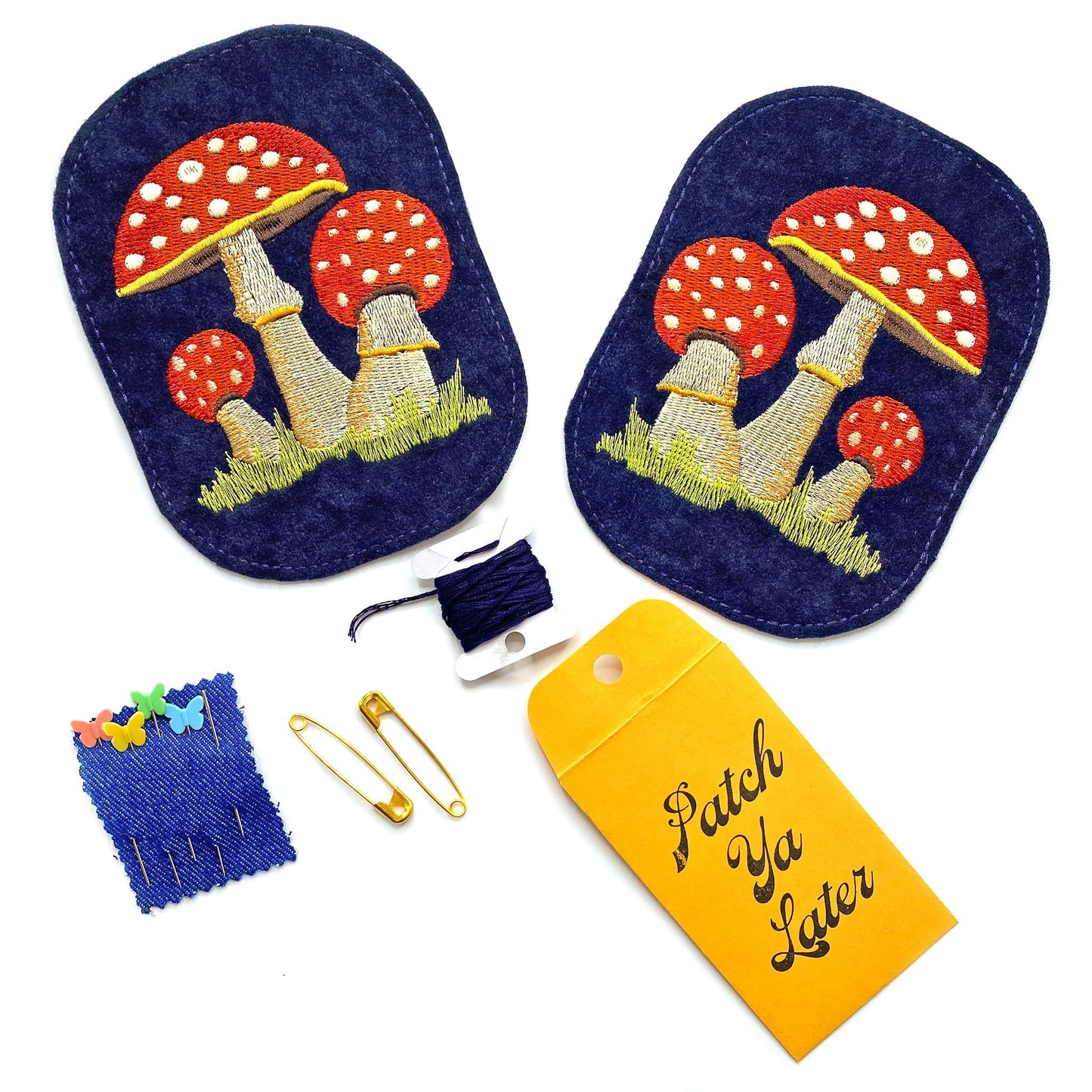 Mushrooms Elbow Patch Set!