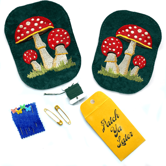 Mushrooms Elbow Patch Set!