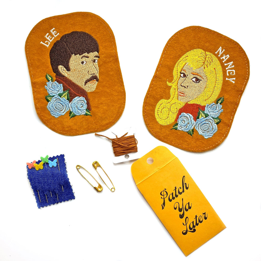 Nancy and Lee Elbow Patch Set!