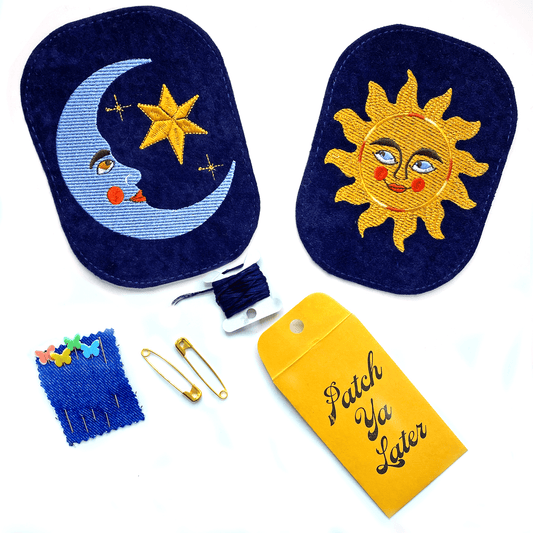 Sun & Moon Elbow Patch Set!